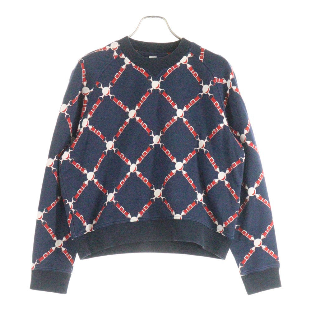 HERMES(エルメス) 22SS チェーン総柄プリント クルーネック プル