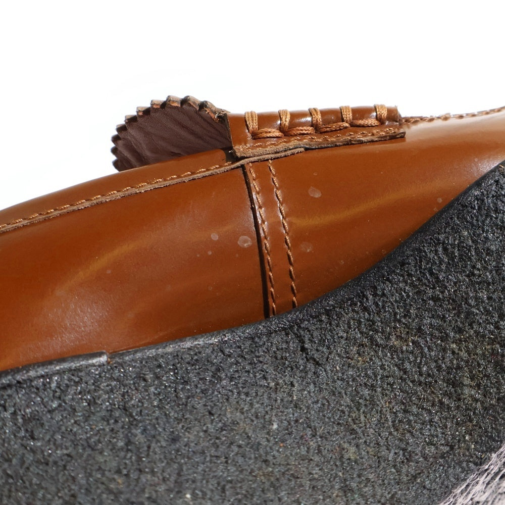 CELINE(セリーヌ) クレープソール タッセル レザー 厚底 ローカットシューズ ローファー ブラウン レディース