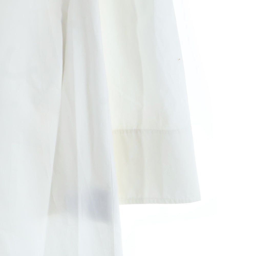 HERMES(エルメス) Vネック プルオーバー ラグランスリーブ 長袖シャツ ブラウス ホワイト レディース