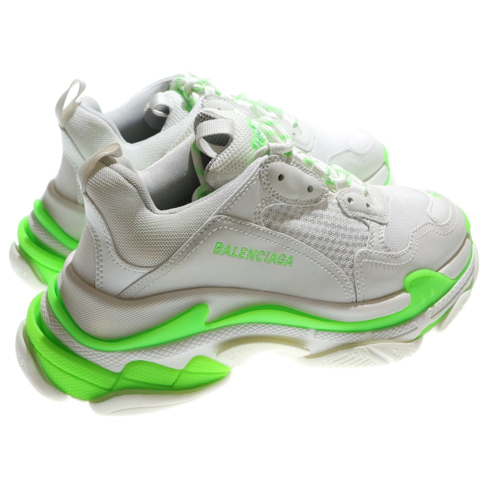 BALENCIAGA(バレンシアガ) Triple S トリプルエス ローカット ダッドシューズ スニーカー ホワイト/ライトグリーン 536737