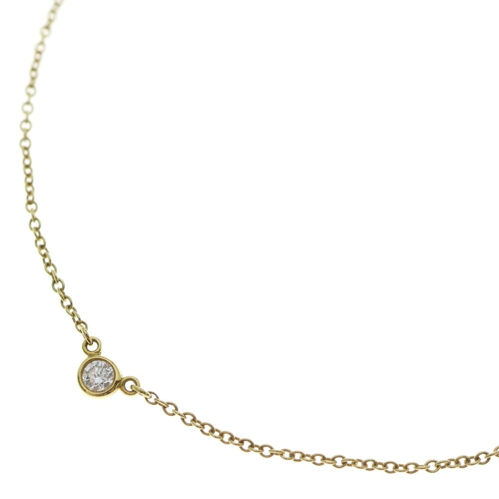 TIFFANY & Co.(ティファニー) バイザヤード 1Pダイヤ ネックレス ペンダント Au750 K18 YG イエローゴールド