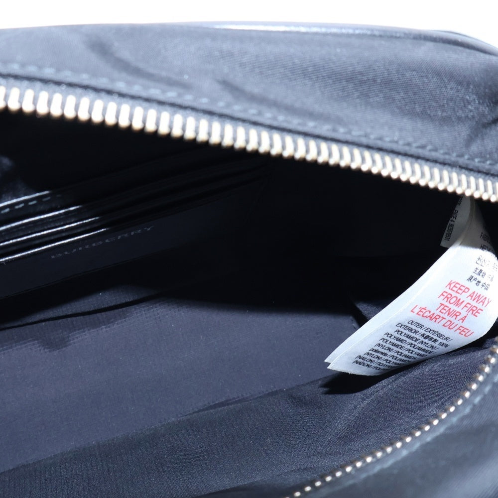 BURBERRY(バーバリー) ショルダーバッグ ブラック ナイロン ロゴ