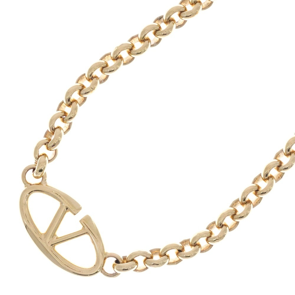 VALENTINO(ヴァレンティノ) Vロゴ チェーン ネックレス ゴールド GP