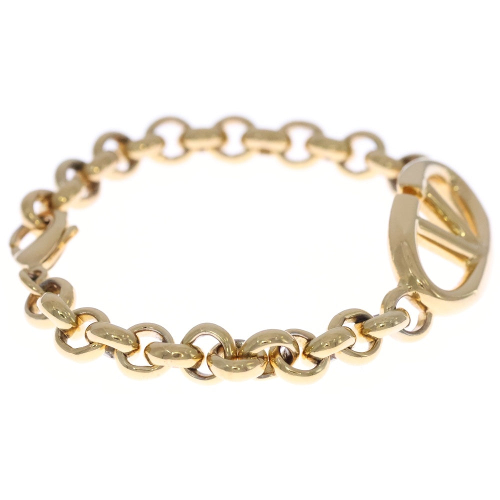 VALENTINO(ヴァレンティノ) Vロゴ チェーン ブレスレット ゴールド GP