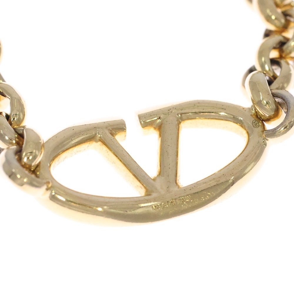 VALENTINO(ヴァレンティノ) Vロゴ チェーン ブレスレット ゴールド GP