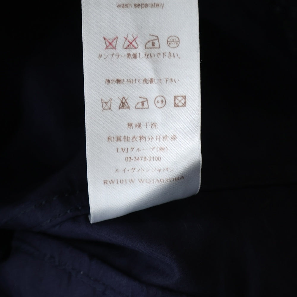 LOUIS VUITTON(ルイヴィトン) 10SS カットワーク モノグラム総柄 パフスリーブ デニム トラッカージャケット インディゴ レディース RW101W WQJA03DBA