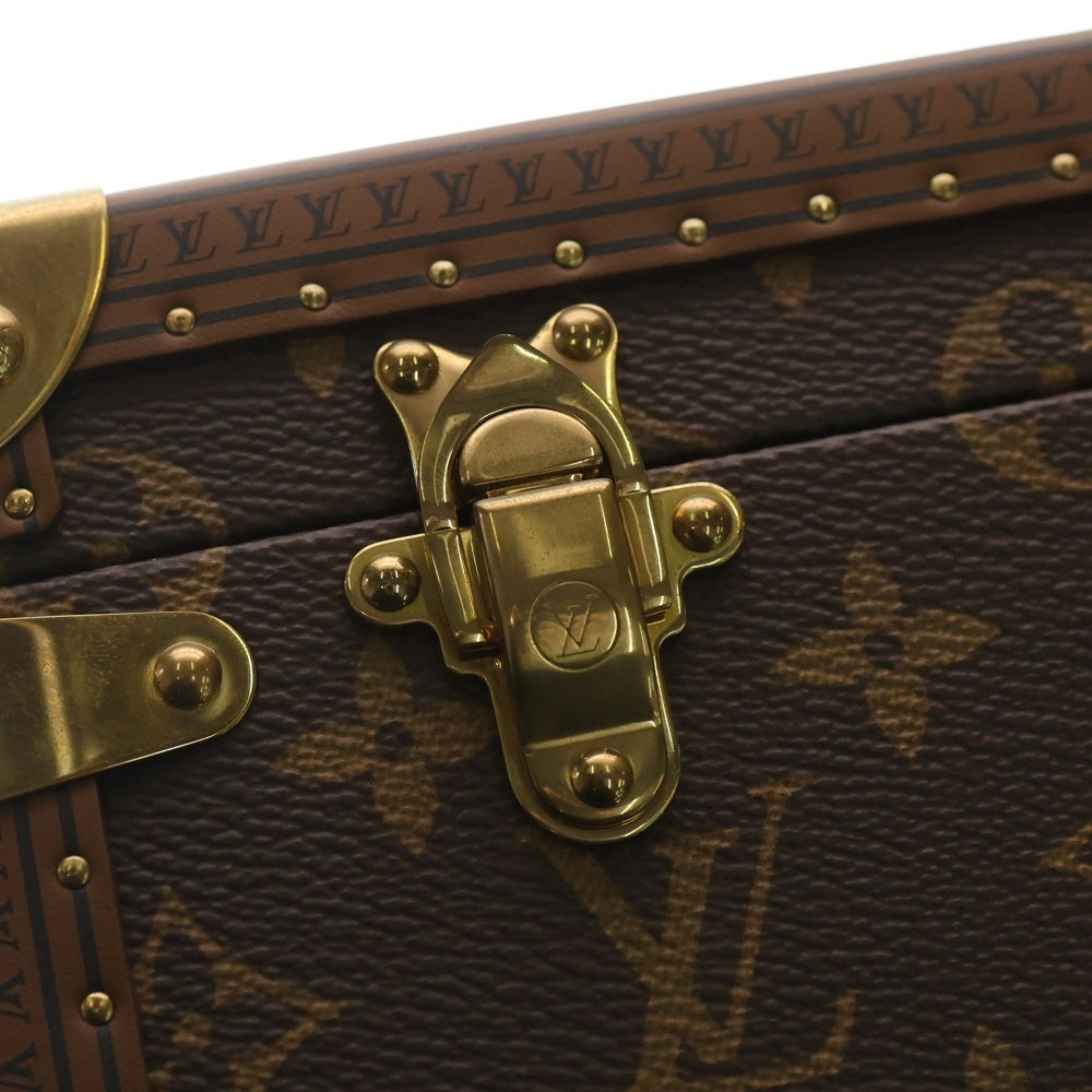 LOUIS VUITTON(ルイヴィトン) ピラミッド トランク モノグラム ボックス アクセサリーケース ゴールド金具 ブラウン M10052 レディース