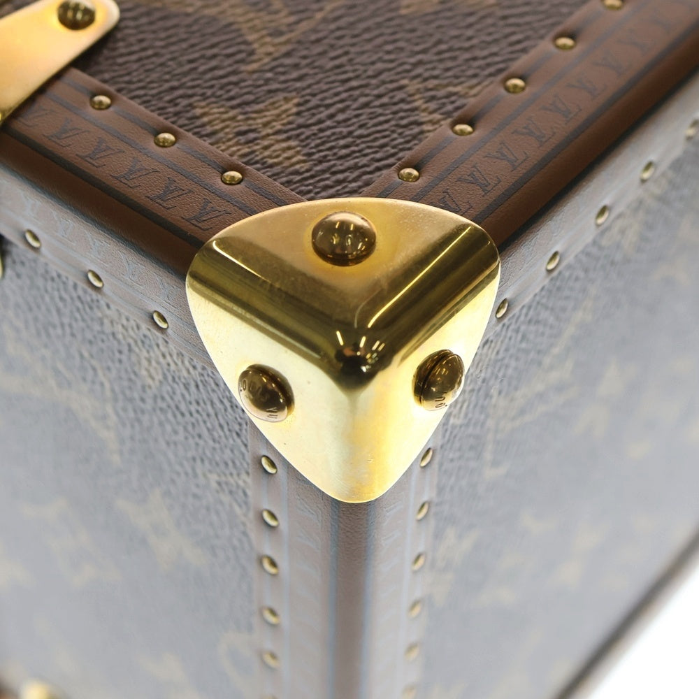 LOUIS VUITTON(ルイヴィトン) ピラミッド トランク モノグラム ボックス アクセサリーケース ゴールド金具 ブラウン M10052 レディース