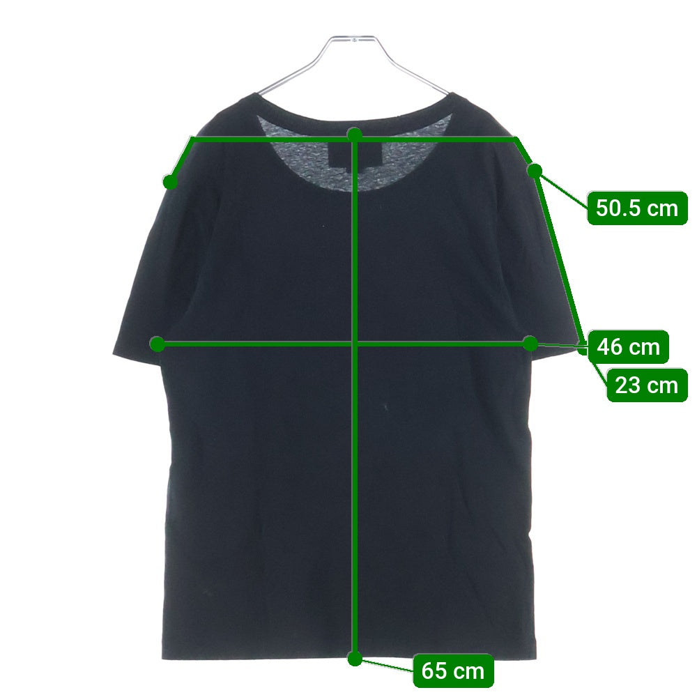GUCCI(グッチ) Washed T-Shirt ウォッシュド加工 オーバーサイズ半袖Tシャツ ブラック 440103 X3F05 レディース