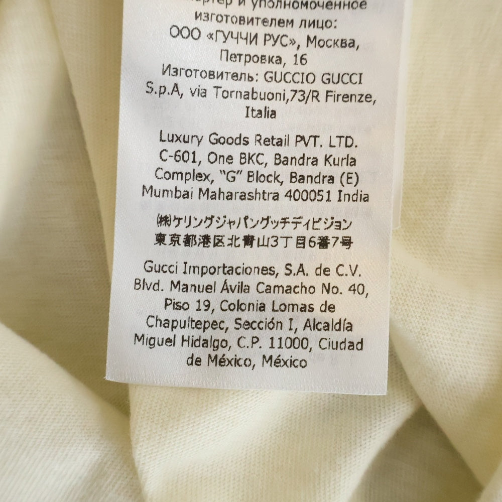 GUCCI(グッチ) 18AW インターロッキングG オーバーサイズ 半袖Tシャツ カットソー ホワイト 493117 X3Q35 レディース