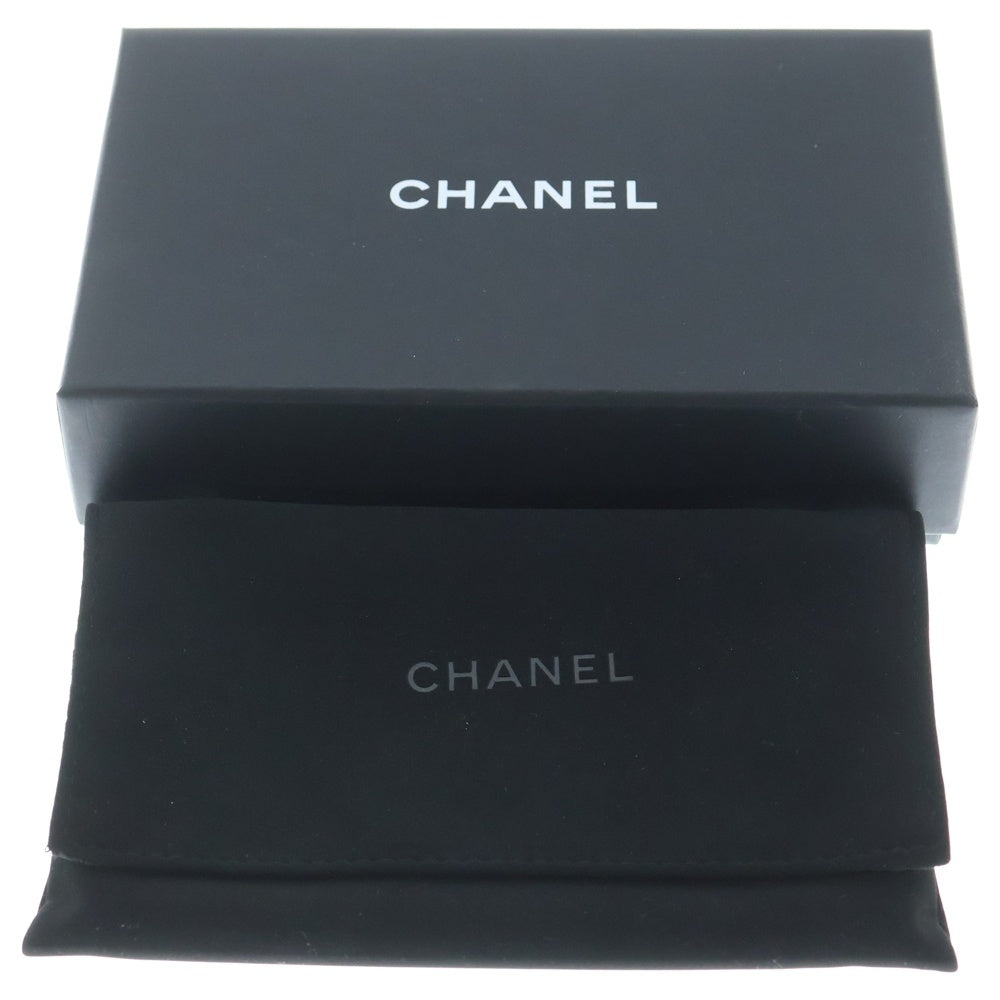 CHANEL(シャネル) マトラッセ コインケース ラウンドファスナー ブラック キャビア ゴールド金具 レディース