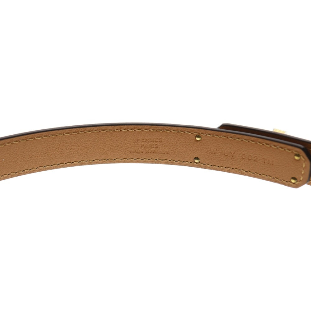 HERMES(エルメス) ケリーベルト18 エトゥープ エプソン ゴールド金具 W刻印 レディース