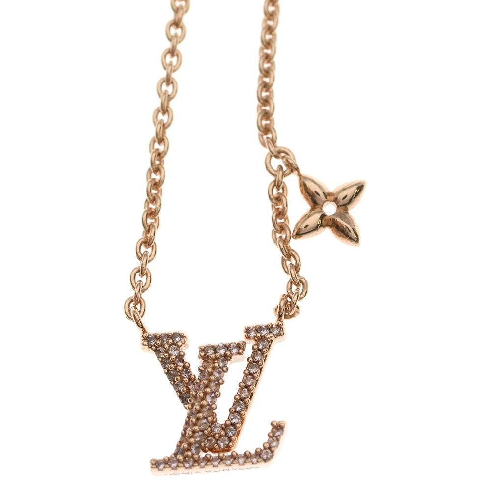 LOUIS VUITTON(ルイヴィトン) コリエ LVアイコニック ネックレス ペンダント チェーン ピンクゴールド GP M00985