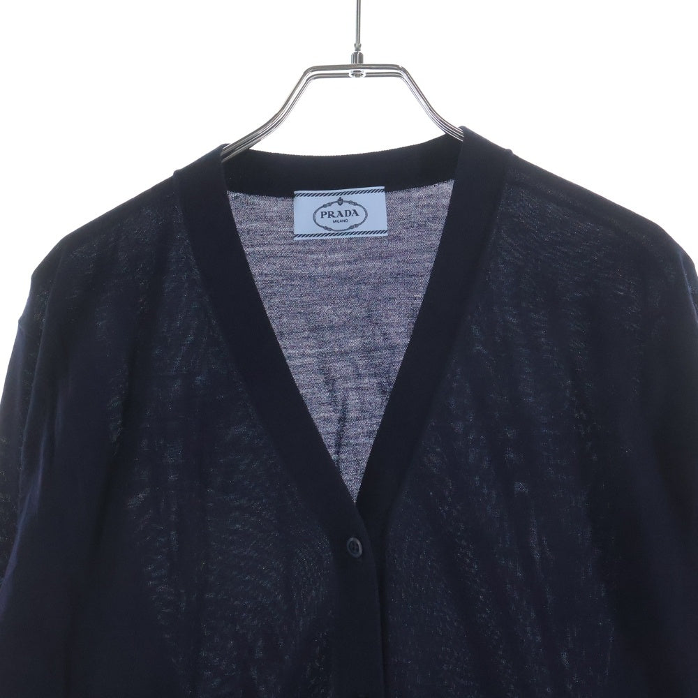 PRADA(プラダ) ウール6Bカーディガン ネイビー DNA00S レディース