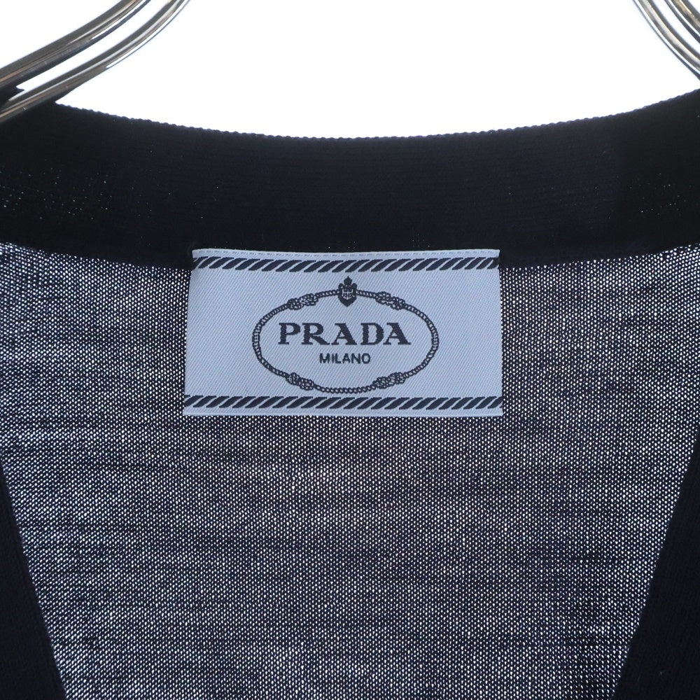 PRADA(プラダ) ウール6Bカーディガン ネイビー DNA00S レディース