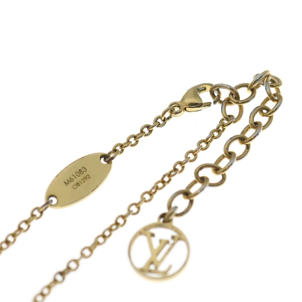 LOUIS VUITTON(ルイヴィトン) エッセンシャルVネックレス ペンダント チェーン ゴールド GP M61083 レディース