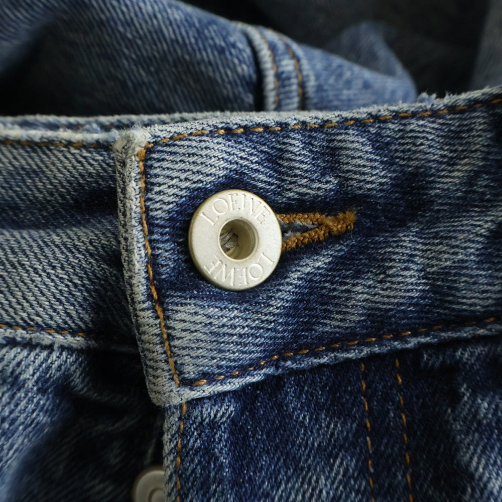 LOEWE(ロエベ) ANAGRAM BAGGY JEANS バギージーンズパンツ H526Y11W79 レディース