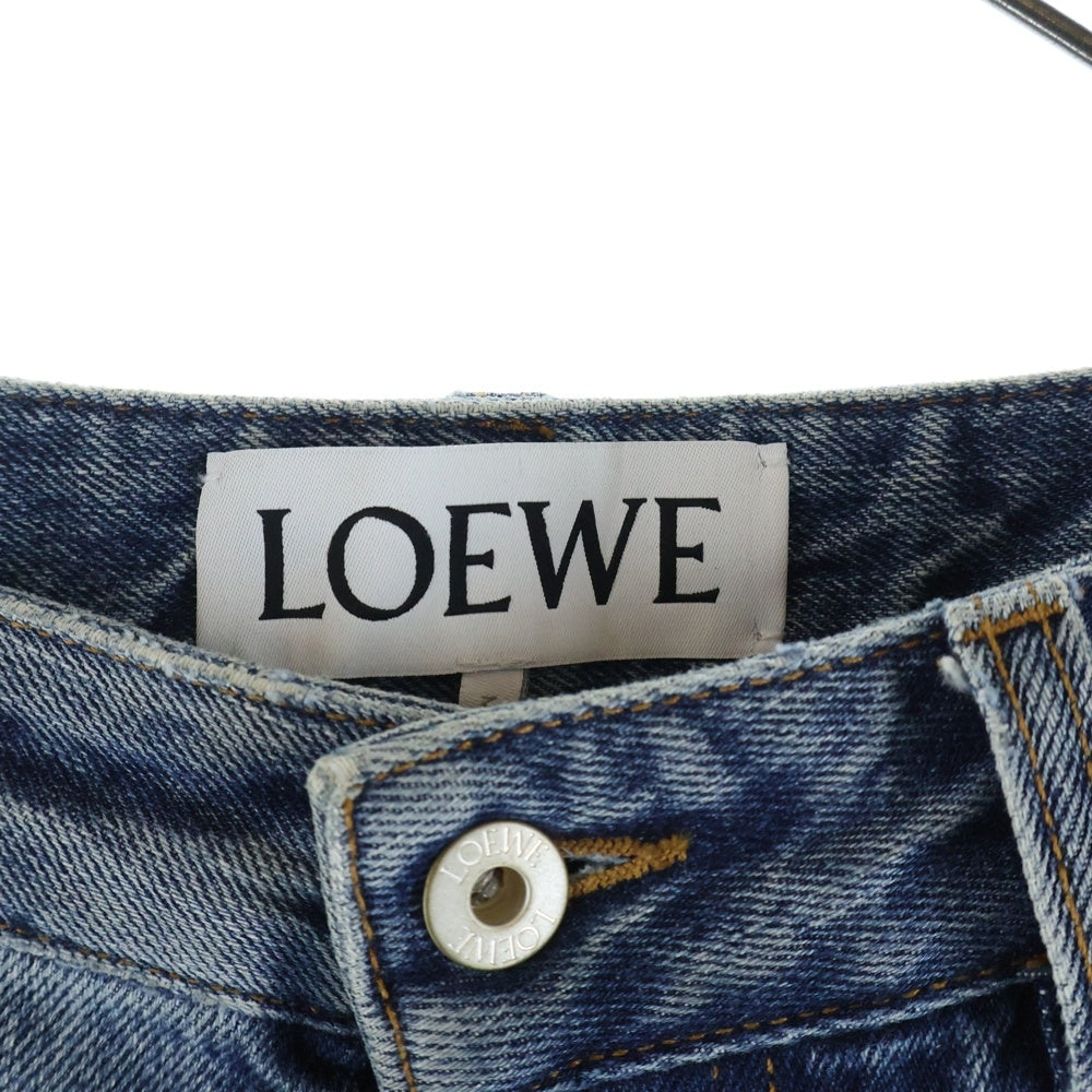 LOEWE(ロエベ) ANAGRAM BAGGY JEANS バギージーンズパンツ H526Y11W79 レディース
