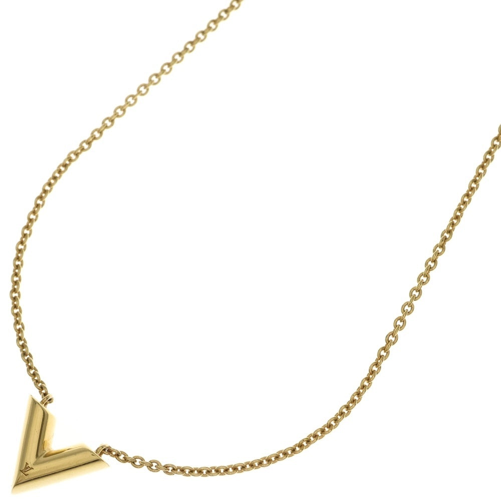 LOUIS VUITTON(ルイヴィトン) エセンシャルV ネックレス ペンダント チェーン ゴールド GP M61083 レディース