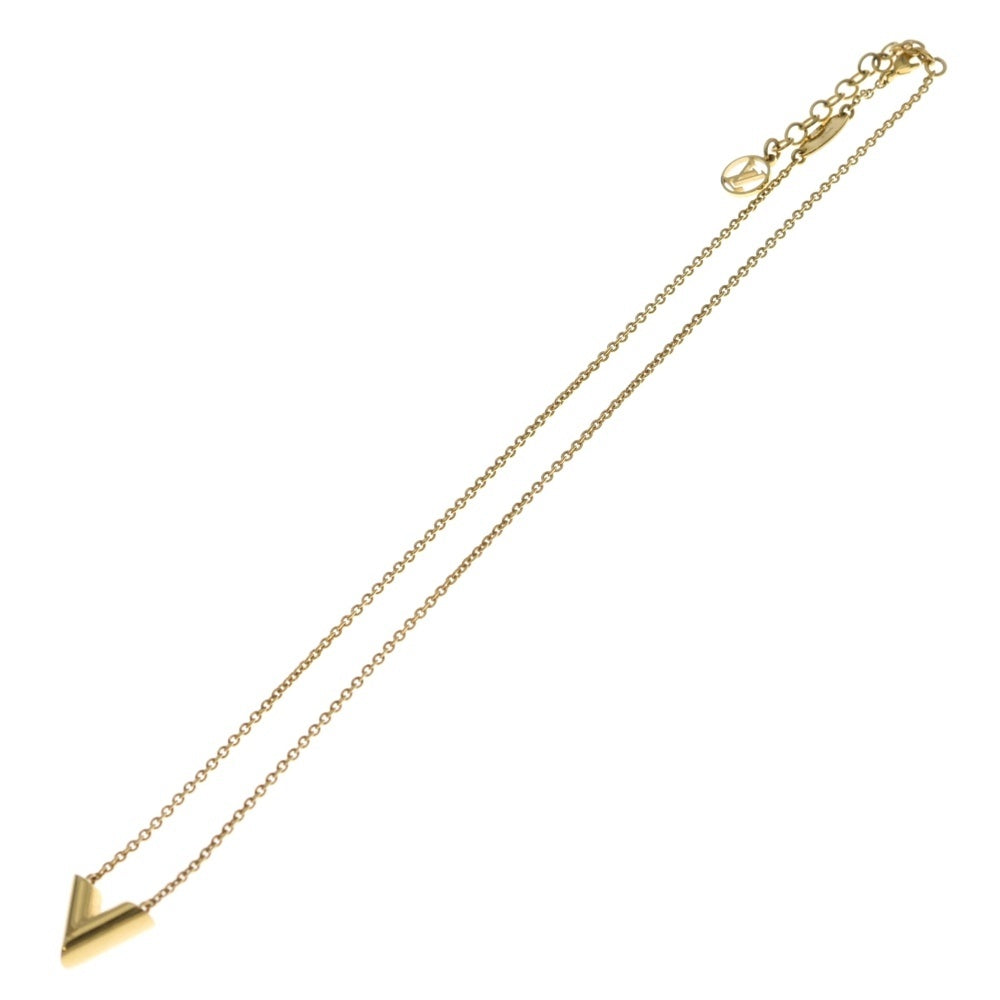 LOUIS VUITTON(ルイヴィトン) エセンシャルV ネックレス ペンダント チェーン ゴールド GP M61083 レディース