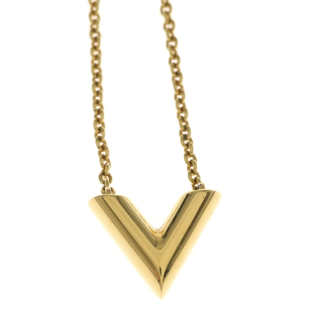 LOUIS VUITTON(ルイヴィトン) エセンシャルV ネックレス ペンダント チェーン ゴールド GP M61083 レディース