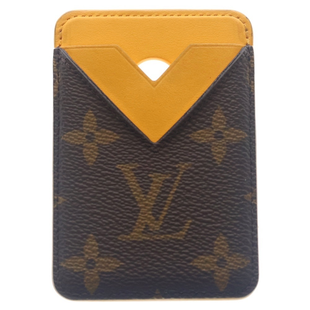 LOUIS VUITTON(ルイヴィトン) モノグラム マカサー ポルトカルトマグネット カードケース オレンジ×ブラウン M12853 レディース