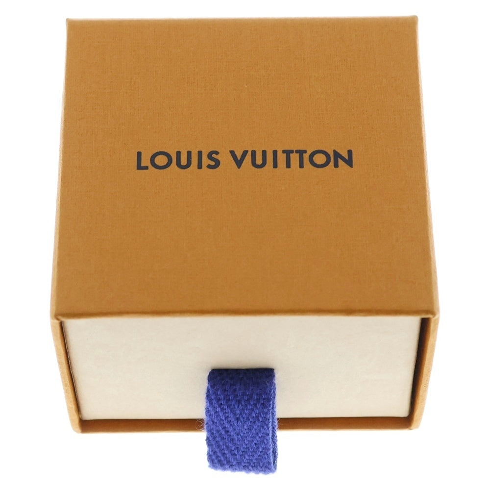 LOUIS VUITTON(ルイヴィトン) ナノグラム フープピアス ゴールド×ブラック GP M01833 レディース