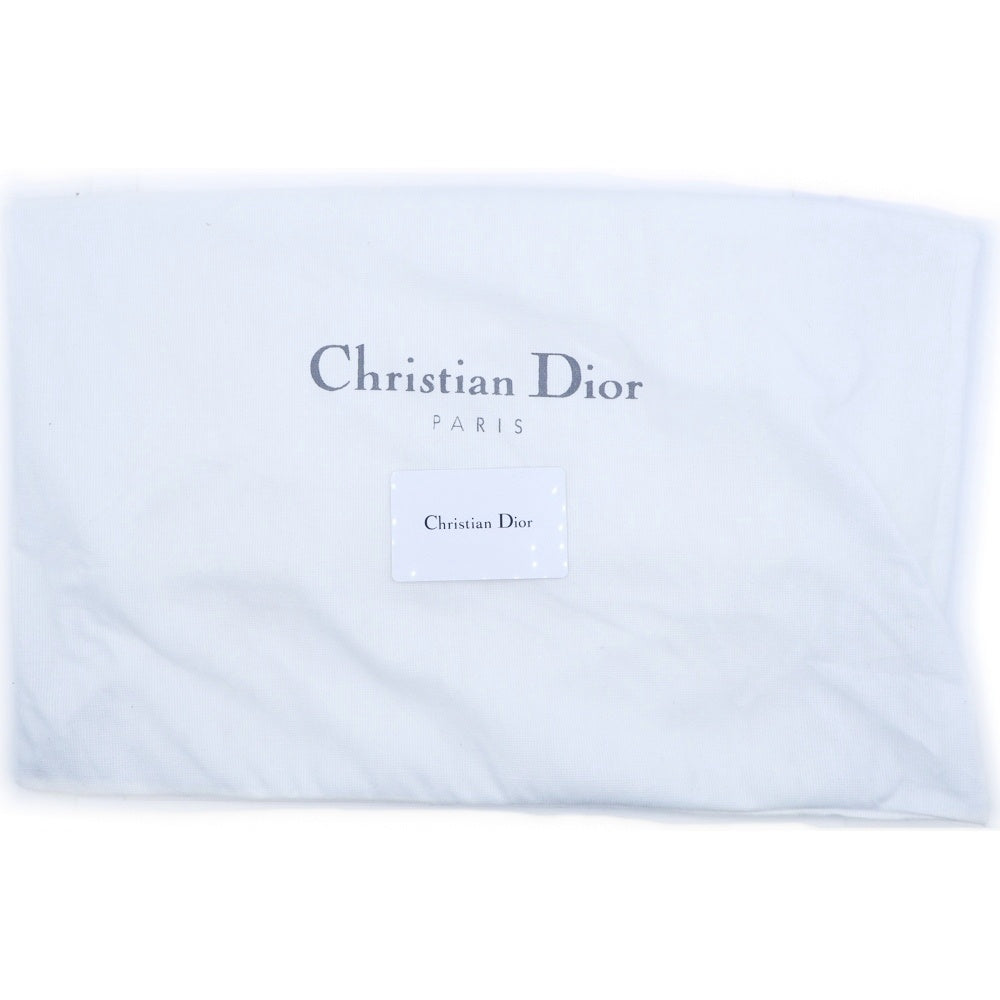 Christian Dior(クリスチャンディオール) CDロゴ ミニボストンバッグ ハンドバッグ インディゴブルー×ブラウン デニム×レザー ゴールド金具 レディース