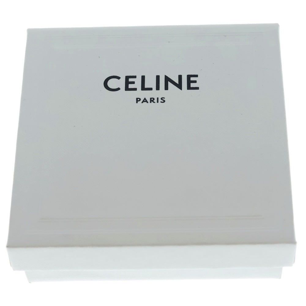 CELINE(セリーヌ) トリオンフ ロゴ シュシュ ヘアゴム ブラック ゴールド金具 レディース