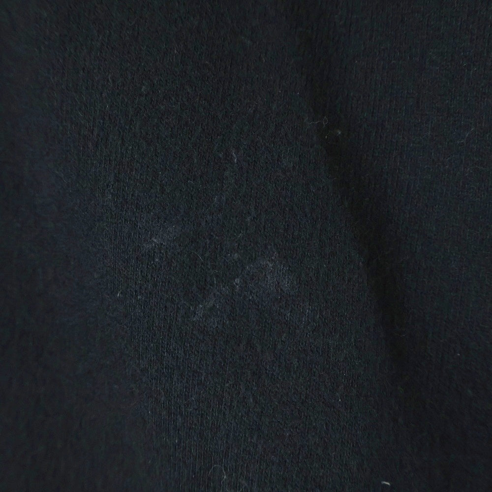 CHROME HEARTS(クロムハーツ) Horseshoe L/S Sweatshirt ホースシュープリント 袖フローラル クルーネックスウェットトレーナー ブラック