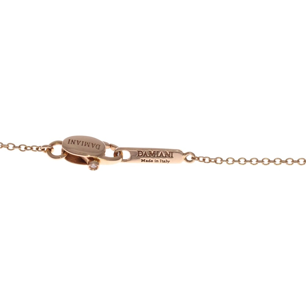 DAMIANI(ダミアーニ) ベルエポック M クロスネックレス ペンダント チェーン レインボー サファイア ピンクゴールド×マルチカラー 750PG レディース