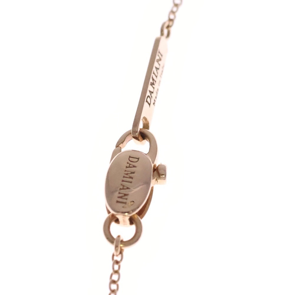DAMIANI(ダミアーニ) ベルエポック M クロスネックレス ペンダント チェーン レインボー サファイア ピンクゴールド×マルチカラー 750PG レディース