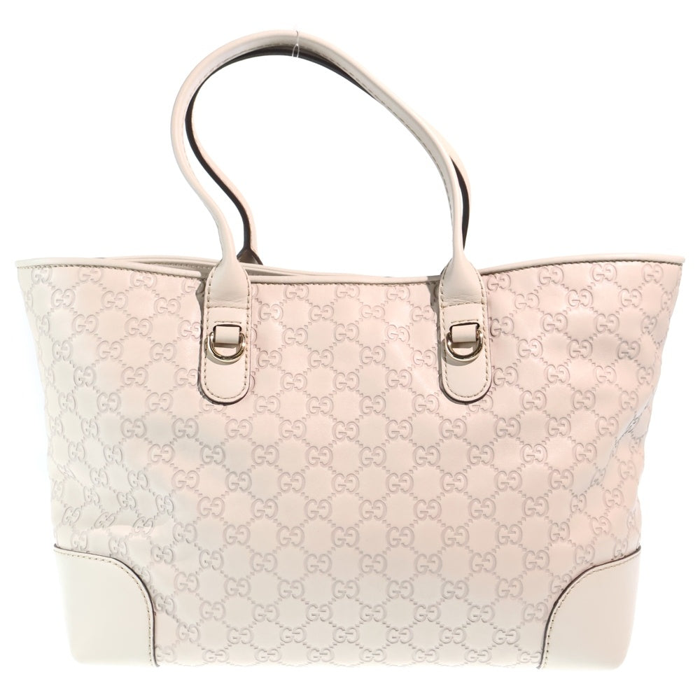 GUCCI(グッチ) GGキャンバス ハートビット トートバッグ ハンドバッグ ホワイト レザー 269956 ゴールド金具 レディース