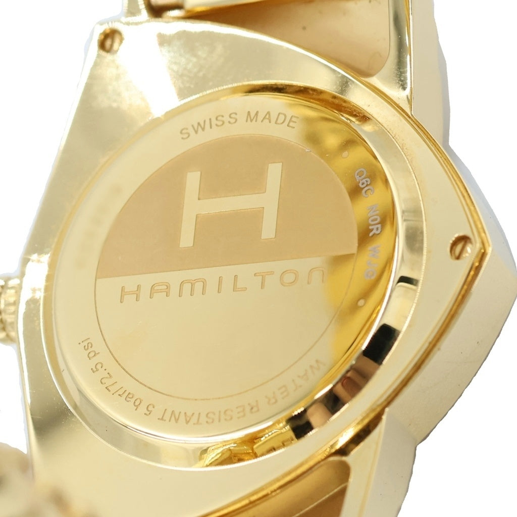 HAMILTON(ハミルトン) ベンチュラ SS/QZ ステンレス クオーツ クォーツ 腕時計 H243010 黒文字盤