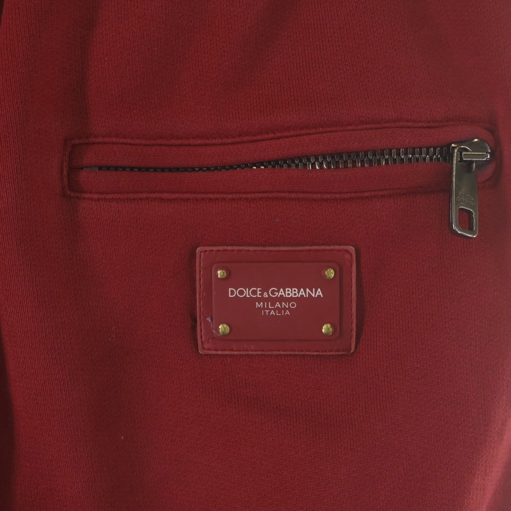 DOLCE & GABBANA(ドルチェアンドガッバーナ) DGロゴ ジョガーパンツ レッド コットン