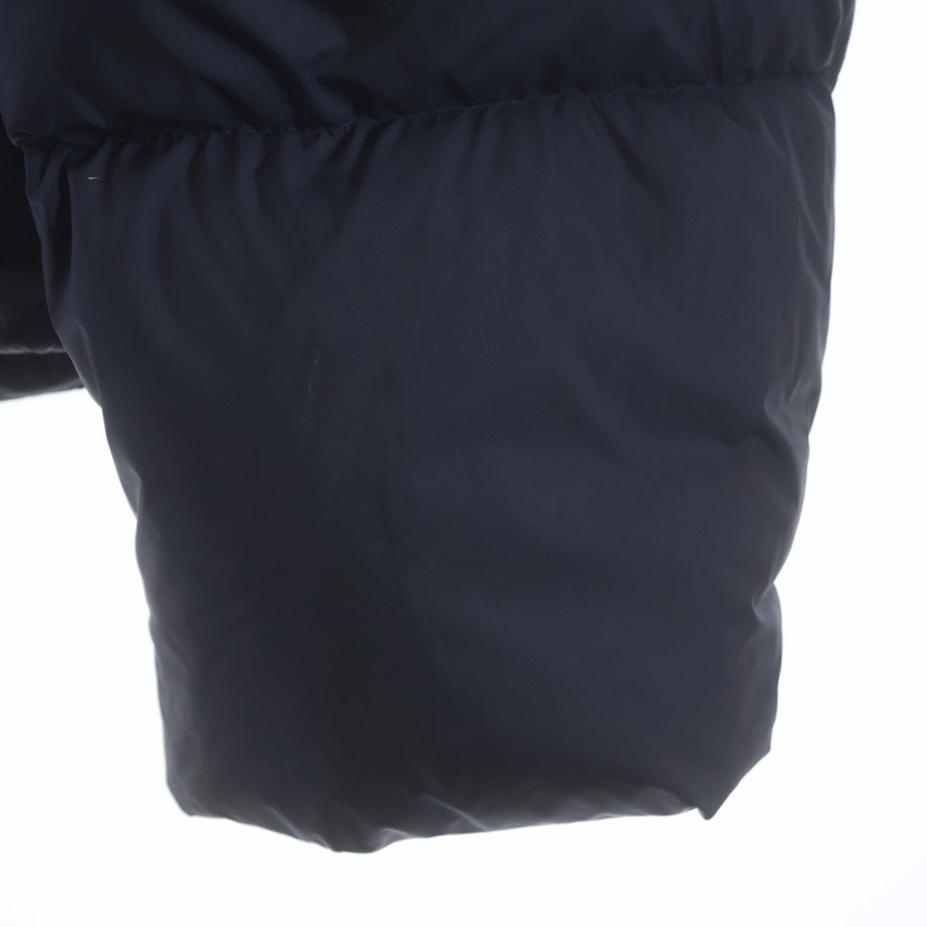 BURBERRY(バーバリー) ラバーロゴ フーデッド ジップアップ ダウンジャケット ネイビー 53B3092