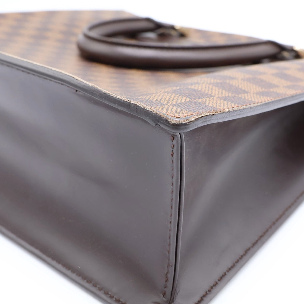 LOUIS VUITTON(ルイヴィトン) ダミエ ヴェニスGM トートバッグ ハンドバッグ ブラウン レザー×PVC N51146 ゴールド金具 レディース