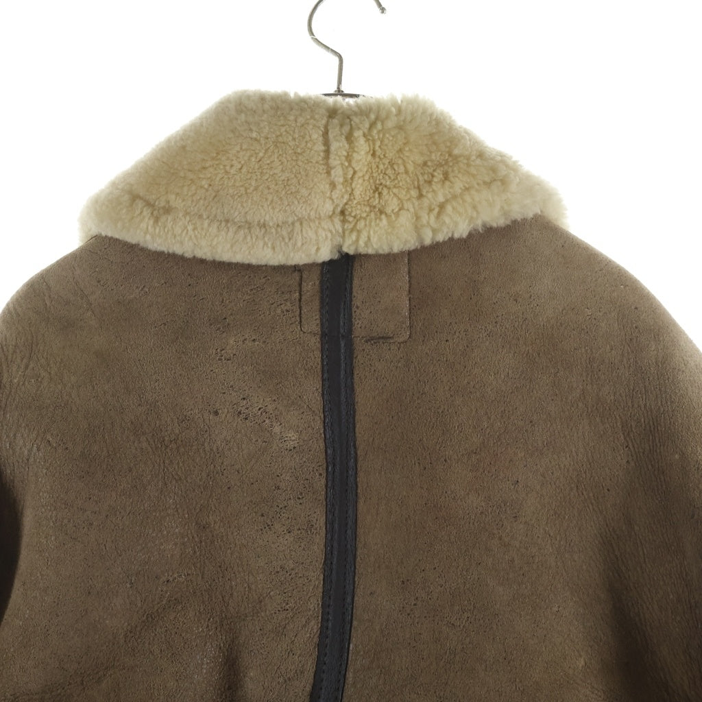 SCHOTT(ショット) TYPE B-3 ボアフリース ムートン レザー フライトジャケット ブラウン