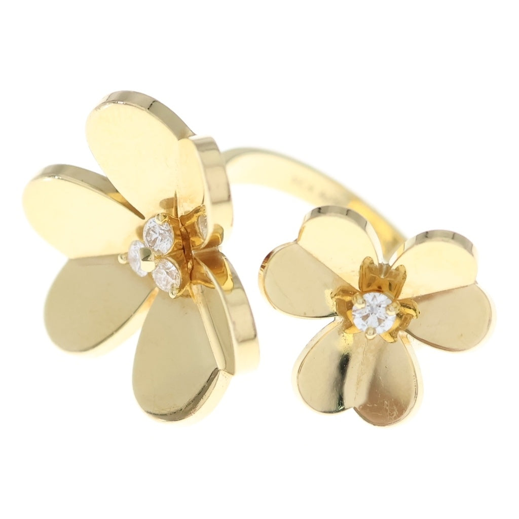 Van Cleef & Arpels(ヴァンクリーフアンドアーペル) フリヴォル アントレ レ ドア ダイヤ リング Au750 K18 YG イエローゴールド 指輪 レディース