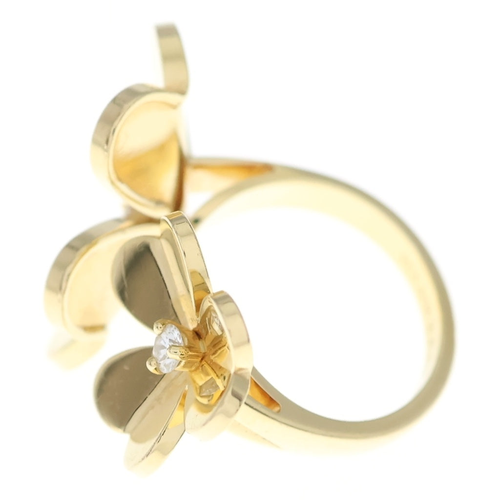 Van Cleef & Arpels(ヴァンクリーフアンドアーペル) フリヴォル アントレ レ ドア ダイヤ リング Au750 K18 YG イエローゴールド 指輪 レディース