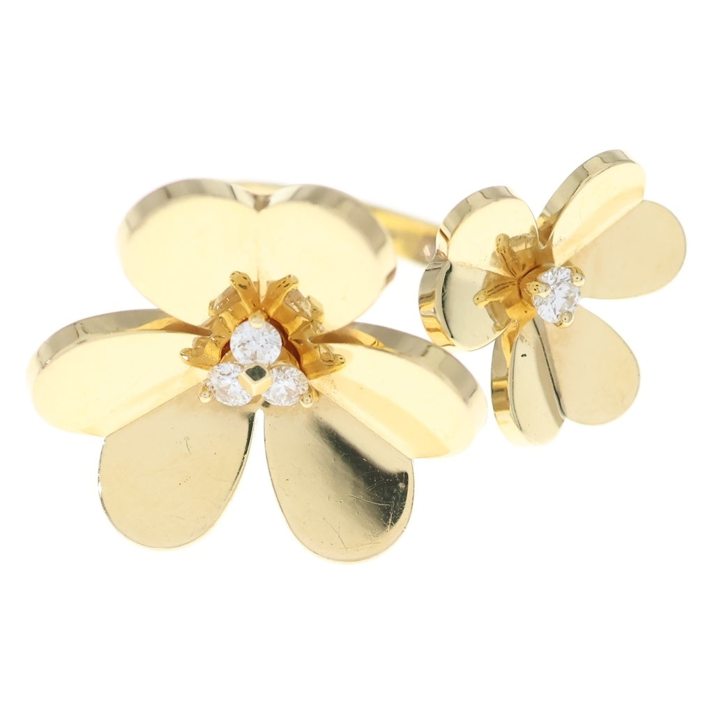Van Cleef & Arpels(ヴァンクリーフアンドアーペル) フリヴォル アントレ レ ドア ダイヤ リング Au750 K18 YG イエローゴールド 指輪 レディース