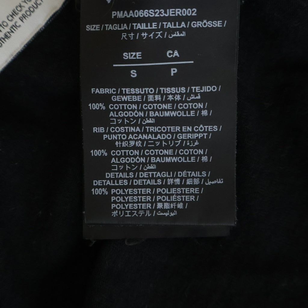 Palm Angels(パームエンジェルス) フロントロゴプリント Tシャツ ブラック #S PMAA066S23JER002