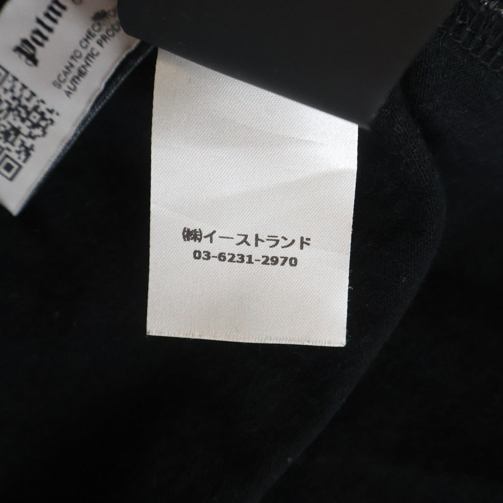 Palm Angels(パームエンジェルス) フロントロゴプリント Tシャツ ブラック #S PMAA066S23JER002