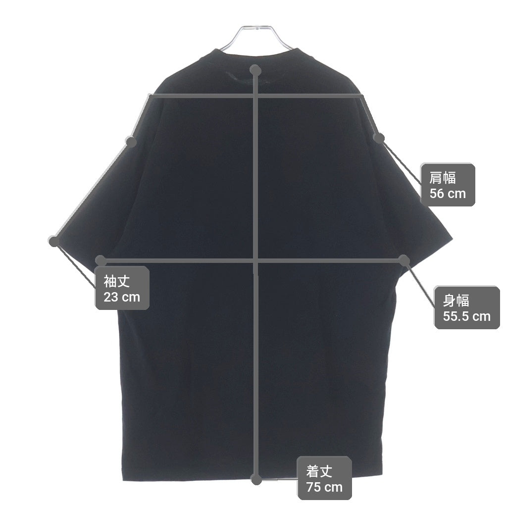 Palm Angels(パームエンジェルス) フロントロゴプリント Tシャツ ブラック #S PMAA066S23JER002