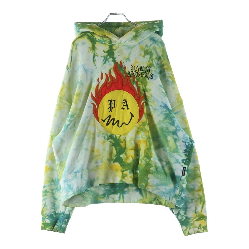 Palm Angels(パームエンジェルス) 21SS スマイルロゴ フーディー パーカー マルチカラー #L PMBB098R21FLE003