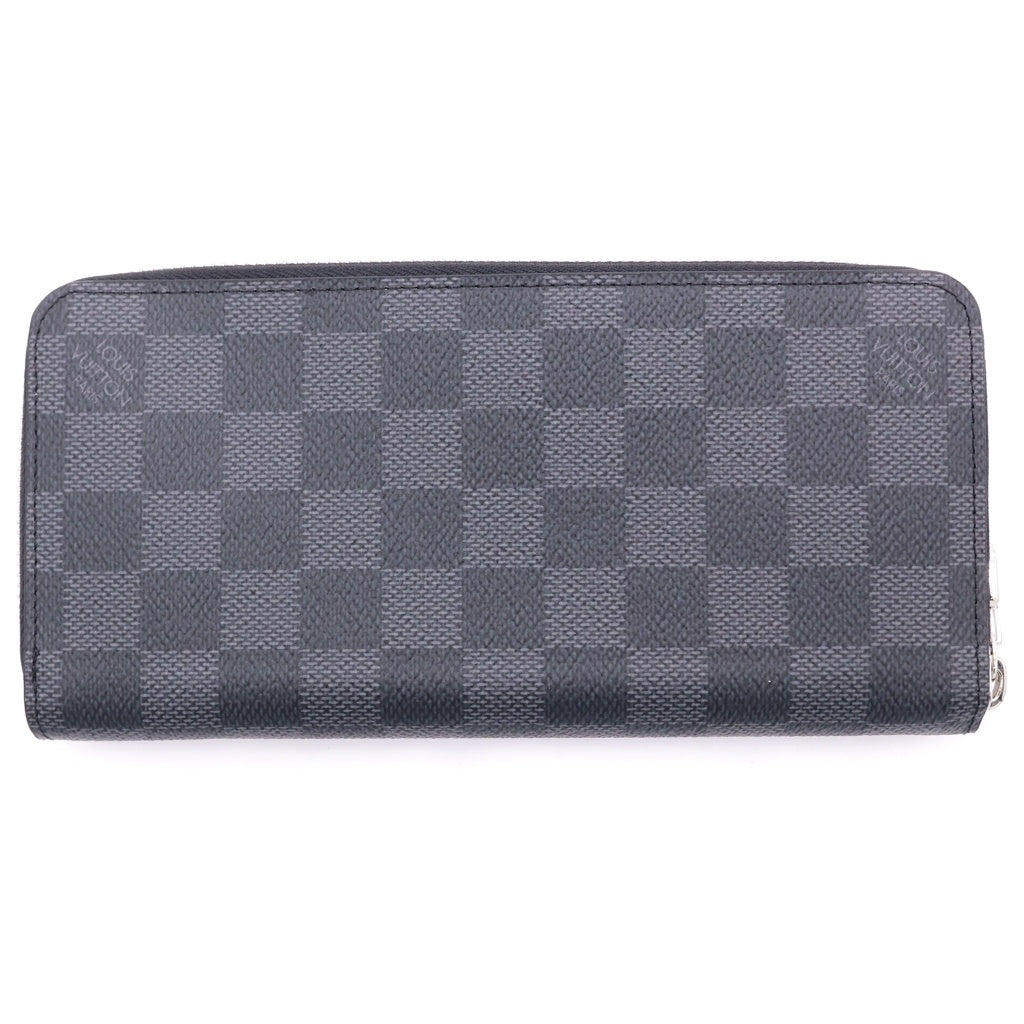 LOUIS VUITTON(ルイヴィトン) ダミエ グラフィット ジッピーウォレット ヴェルティカル ラウンドファスナー 長財布 N63095 ブラック
