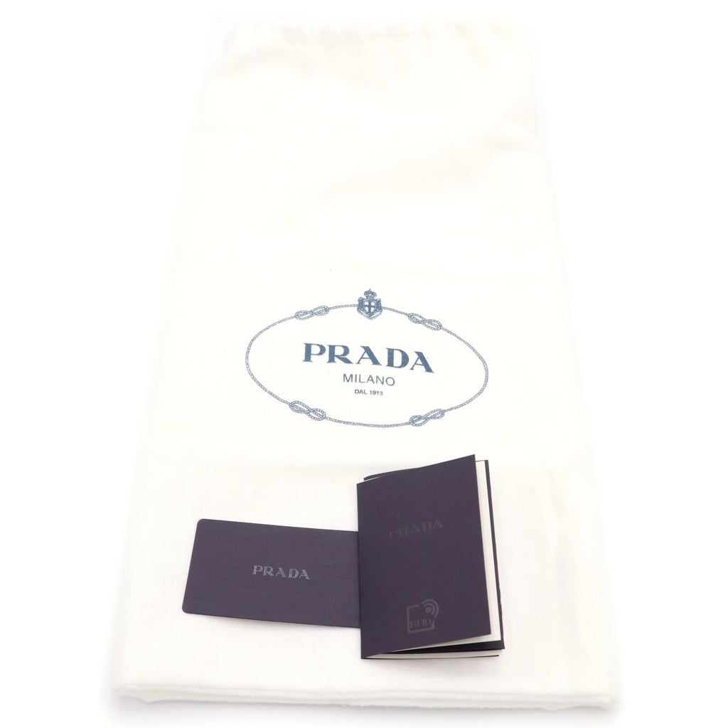 PRADA(プラダ) ラフィア ハンドバッグ トートバッグ カーキ 1BG493 レディース