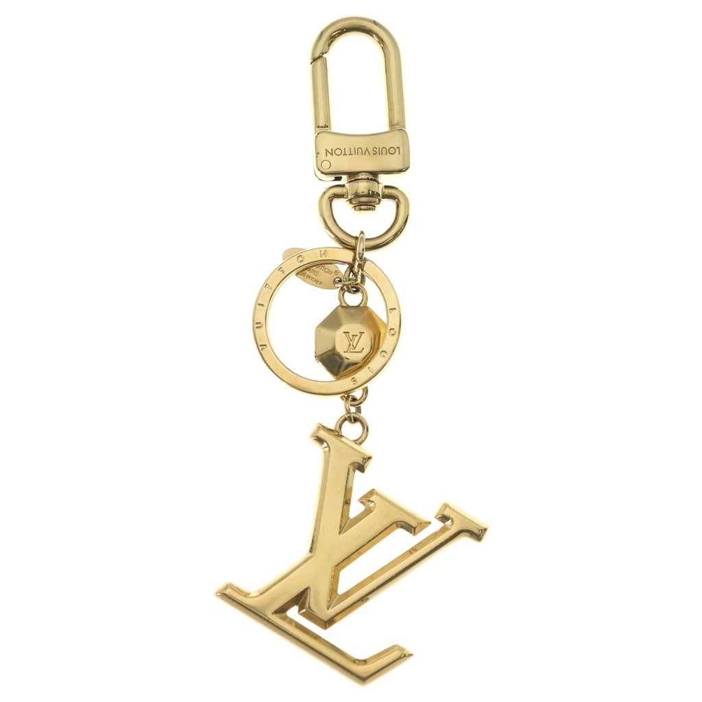 LOUIS VUITTON(ルイヴィトン) ポルトクレ LVファセットチャーム ゴールド GP M65216 キーリング キーホルダー レディース