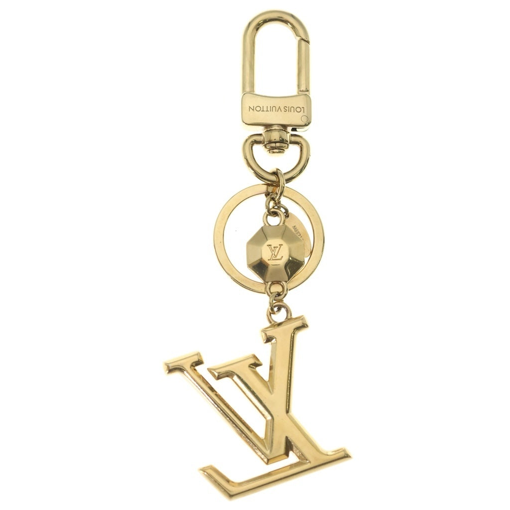LOUIS VUITTON(ルイヴィトン) ポルトクレ LVファセットチャーム ゴールド GP M65216 キーリング キーホルダー レディース