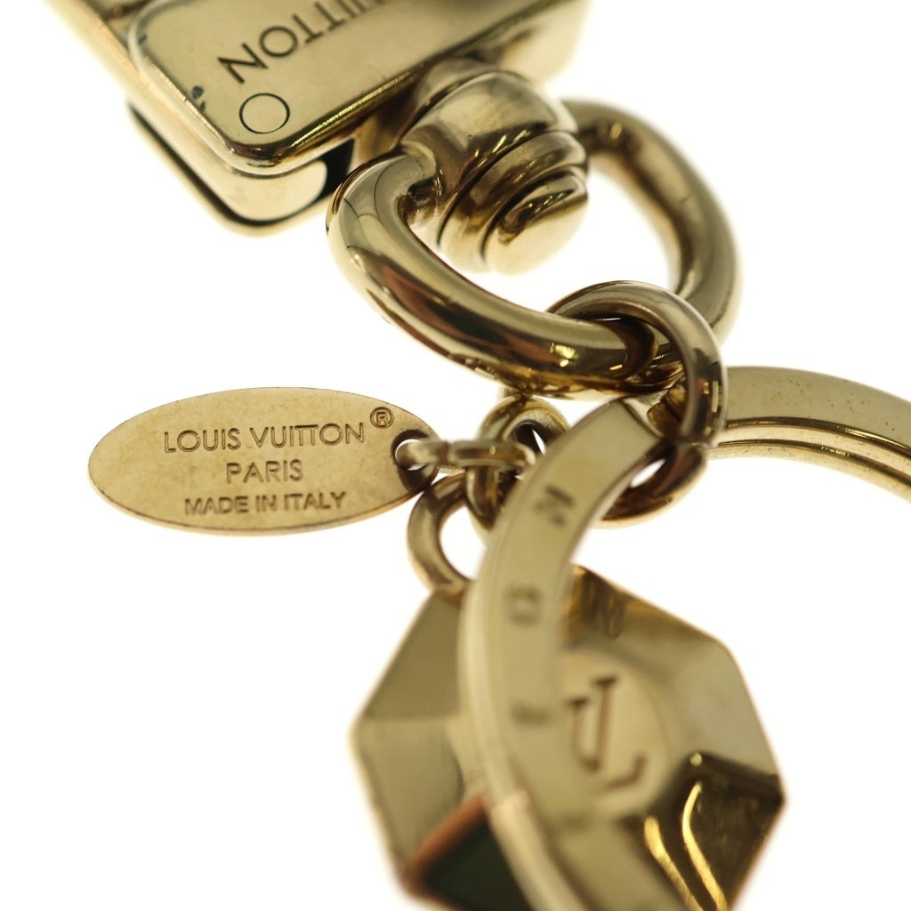 LOUIS VUITTON(ルイヴィトン) ポルトクレ LVファセットチャーム ゴールド GP M65216 キーリング キーホルダー レディース